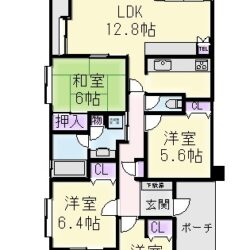 ４LDKの間取りです。間取