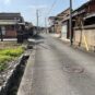 敷地南西側前面道路