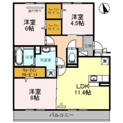 ３LDK間取
