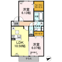 ２LDKの間取り間取